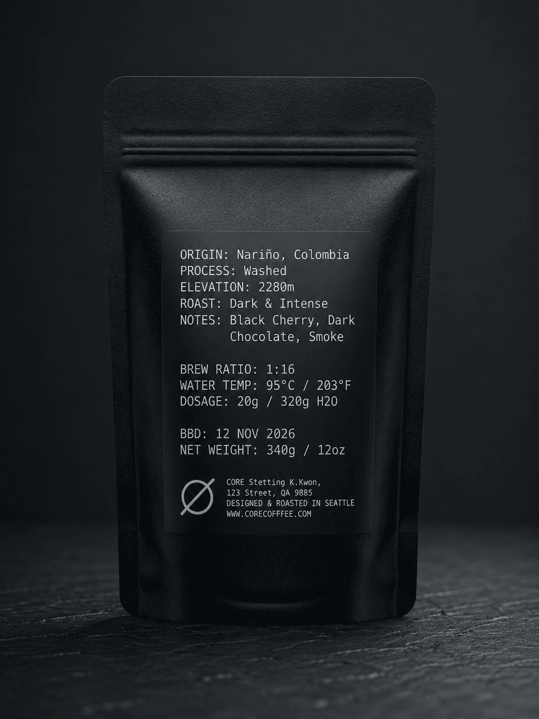Pacote CORE Obsidiana — torra clara